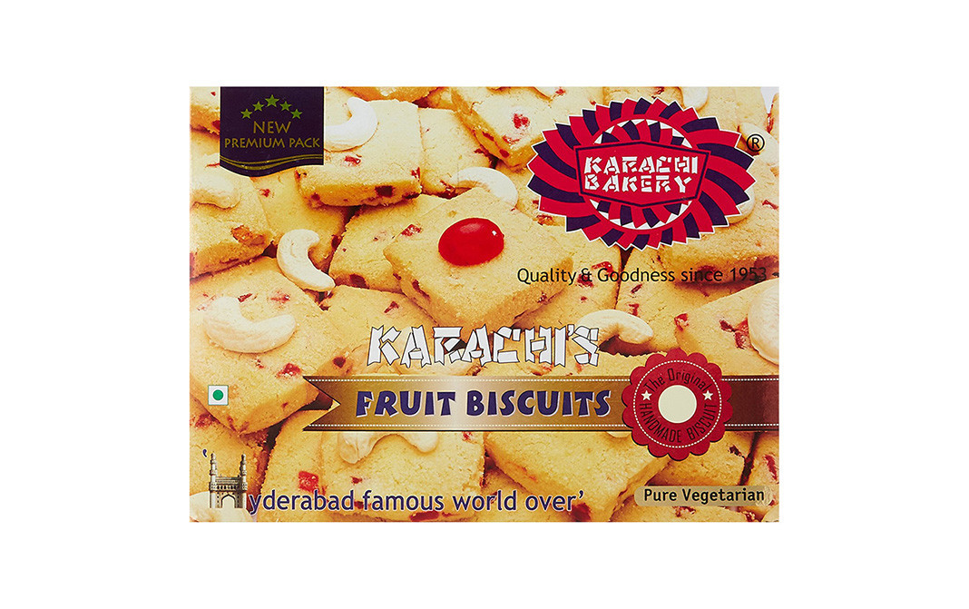 Karachi Bakery Fruit Biscuits    Box  400 grams